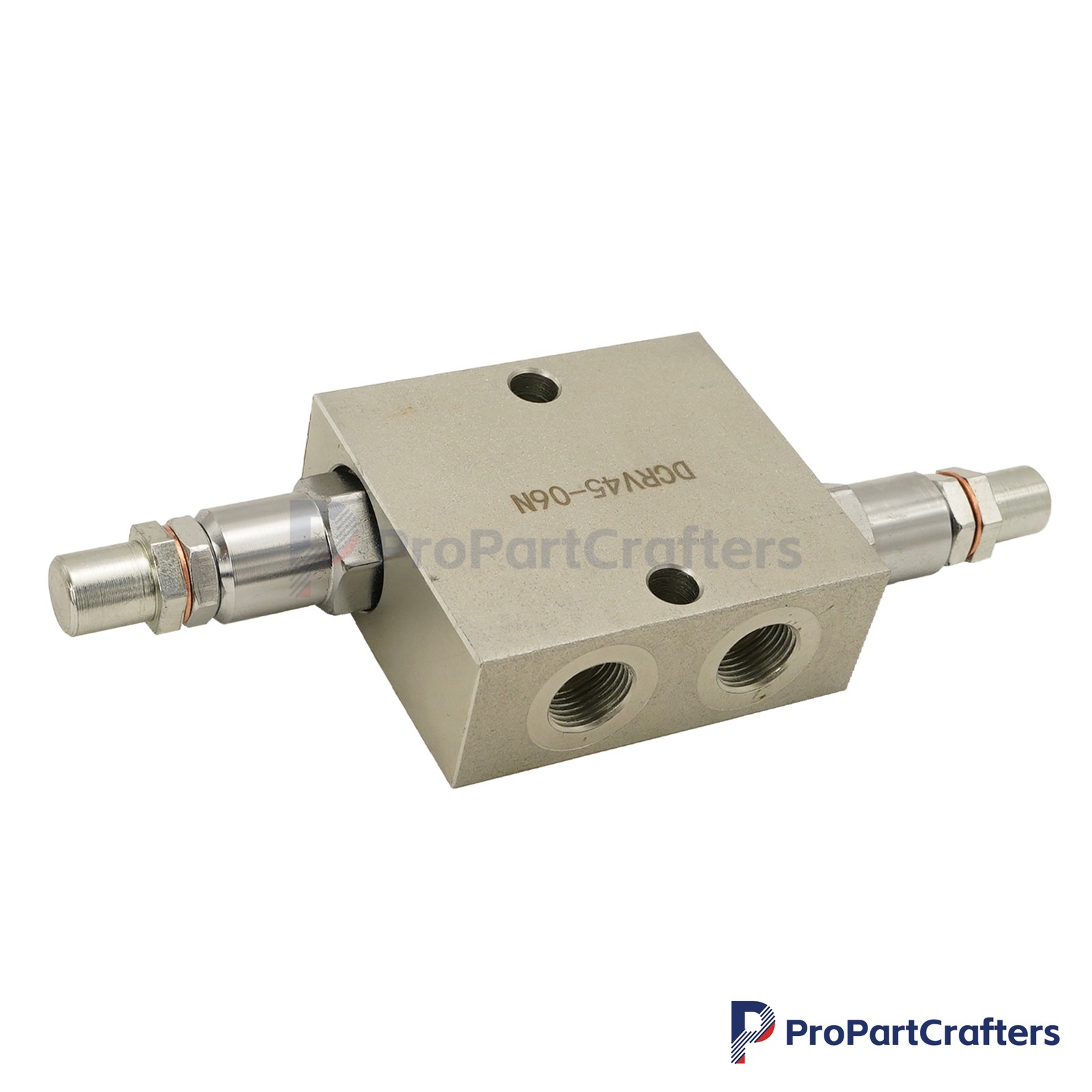 NEW Dual Crossover Hydraulic Relief Cushion Valve 12 GPM Max Flow 3/8” NPT Ports