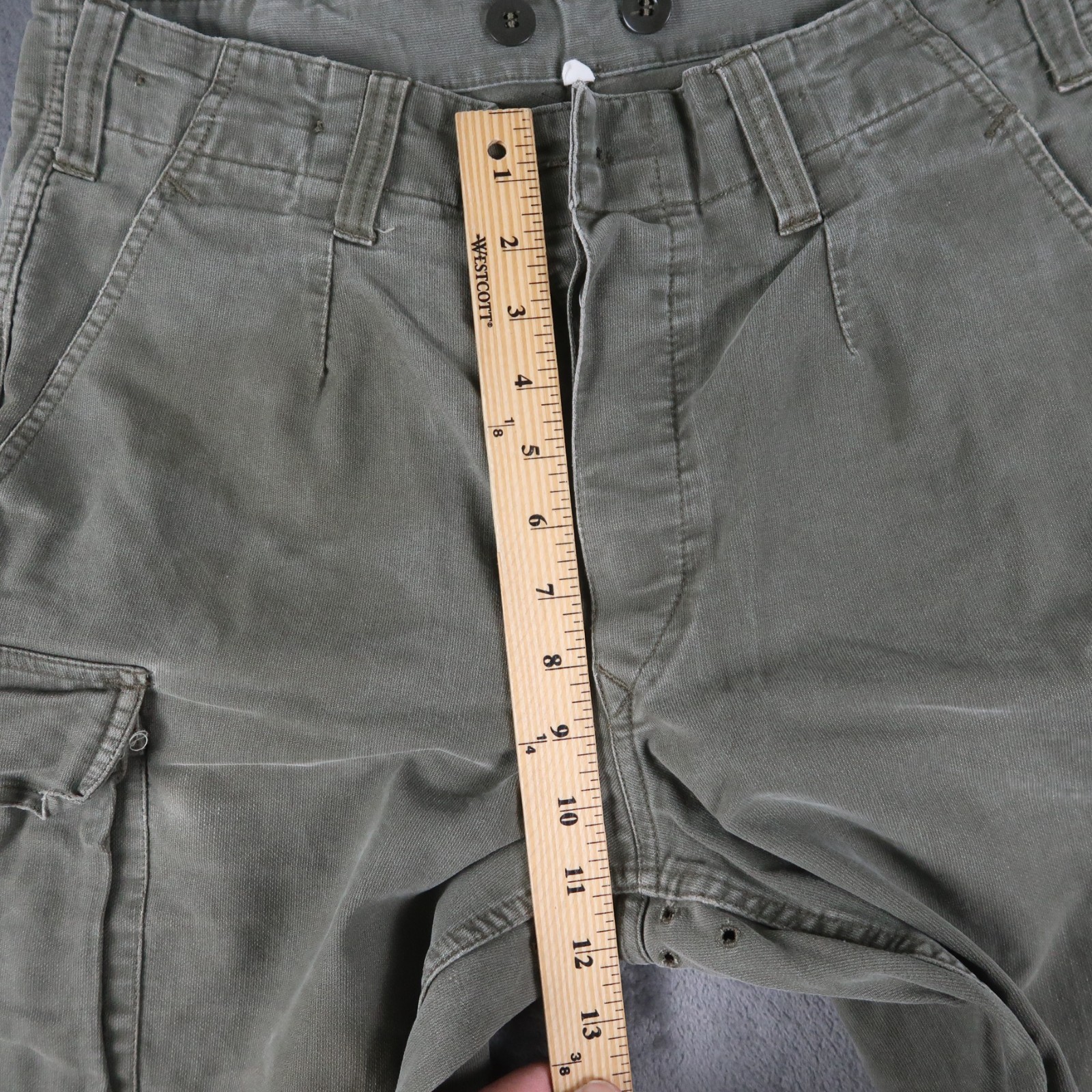 Vtg 90s Marquardt & Schulz German Military Green Combat Cargo Pants 32.5x27.5