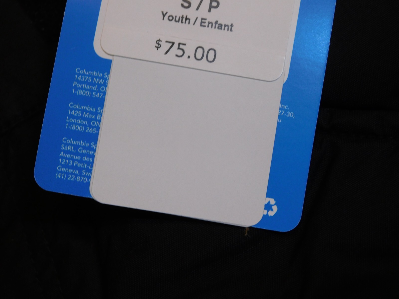 NEW COLUMBIA SNOW PANTS WATERPROOF SKI PANTS BLACK KIDS GIRLS S 7 8