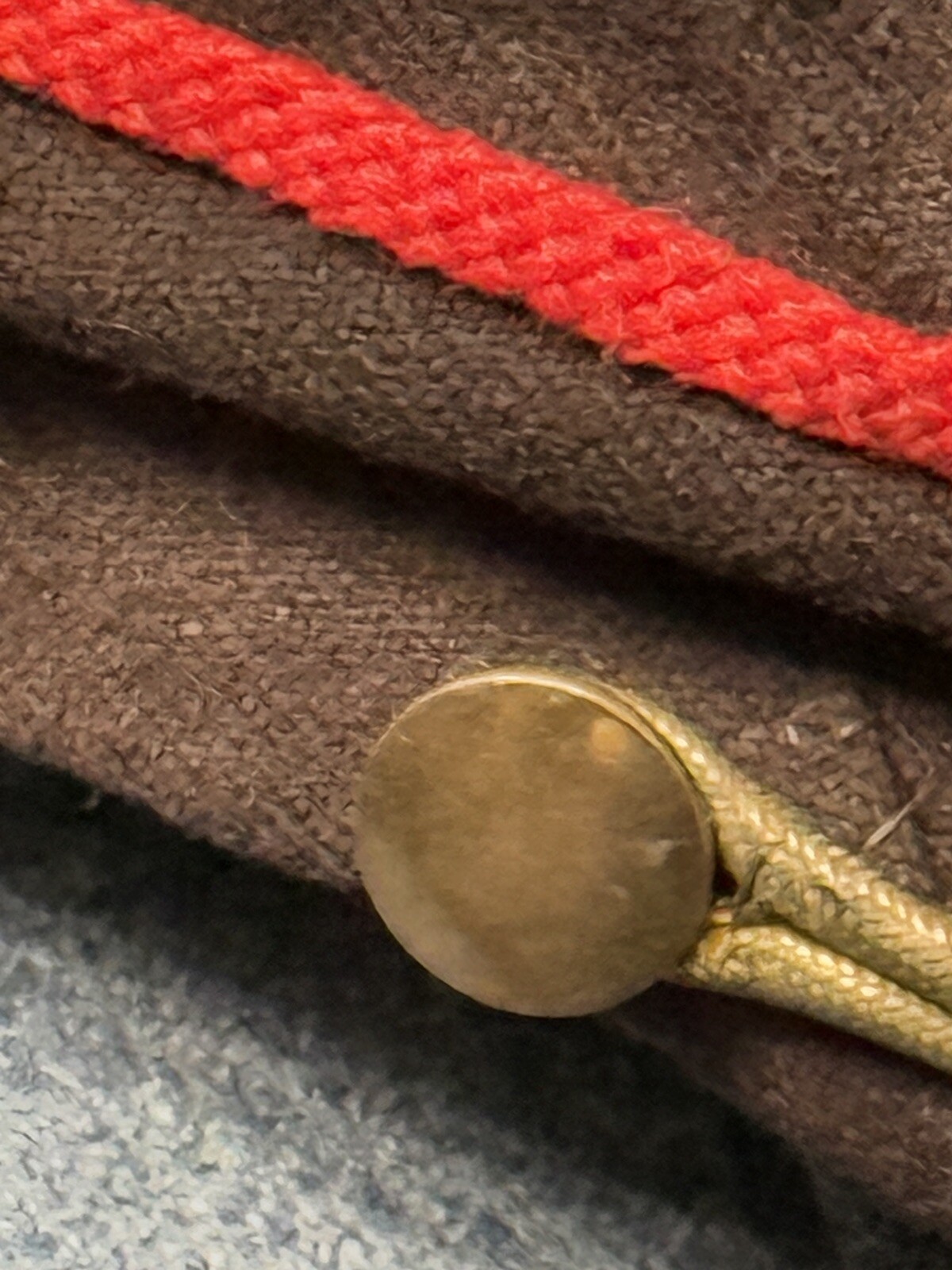 AUTHENTIC CIVIL WAR CONFEDERATE CSA HEAVY ARTILLERY CO. C FORAGE CAP HAT KEPI