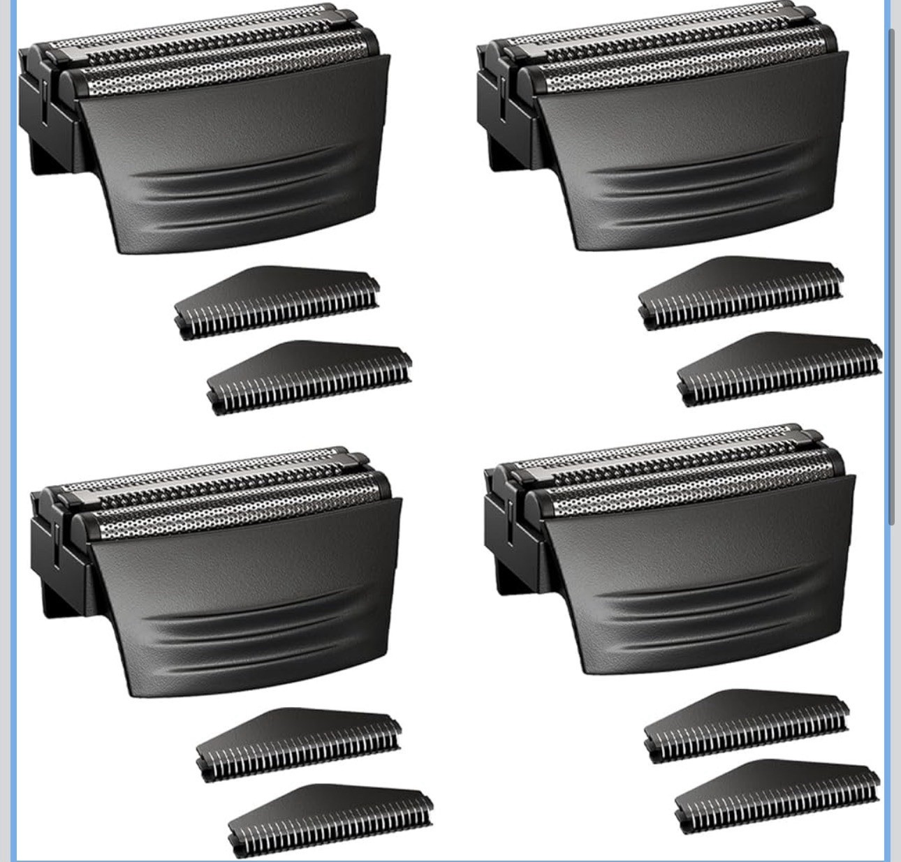 4 Pack Replacement Blades Remington TITANIUM-X Foil Cutter F5800 F7800 F4900 B10