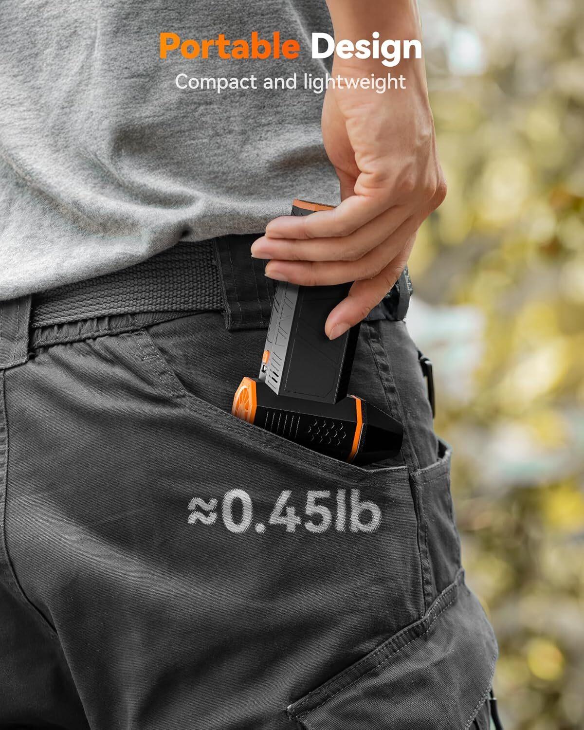 WOLFBOX MF50 Electric air Duster 110000RPM Brushless 3 Speed Turbo Fan Jet Fan