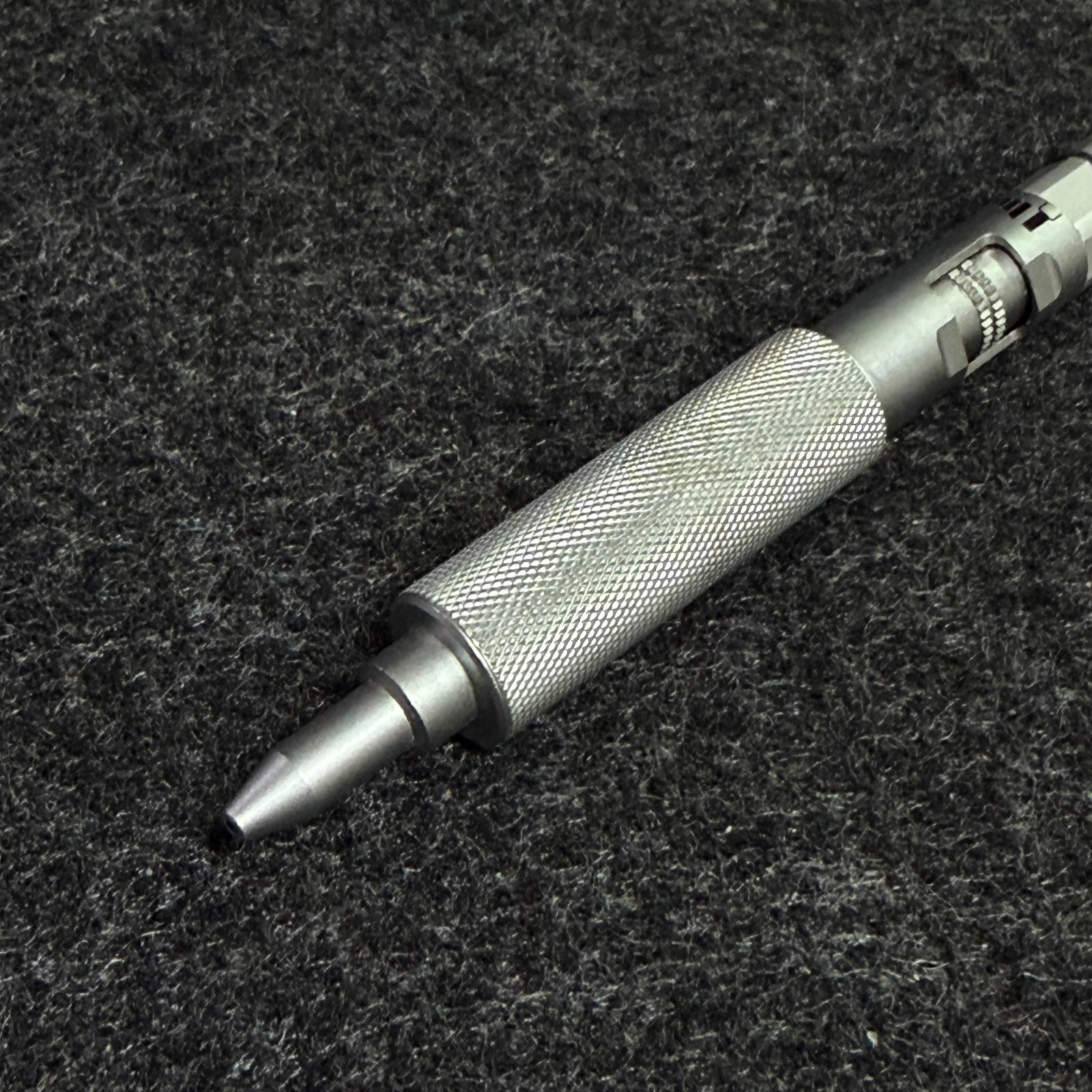 OHTO Super Promecha 0.5mm Drafting Pencil PM-1505P Silver Japan Used