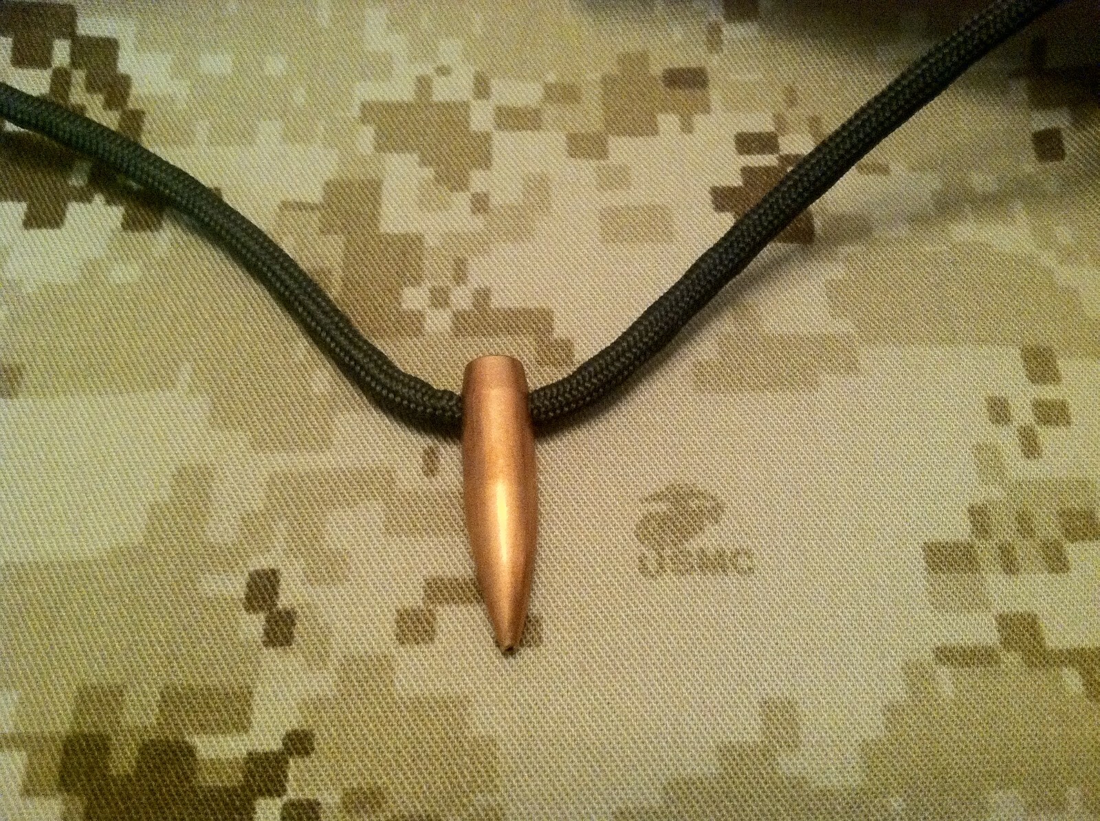 USMC SNIPER HOG TOOTH MOS 0317 / 8541 OD GREEN PARACORD