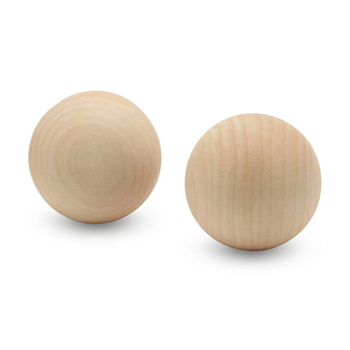 Wooden Balls 3 inch Unfinished, Round, Birch Hardwood Craft Balls | Woodpecker