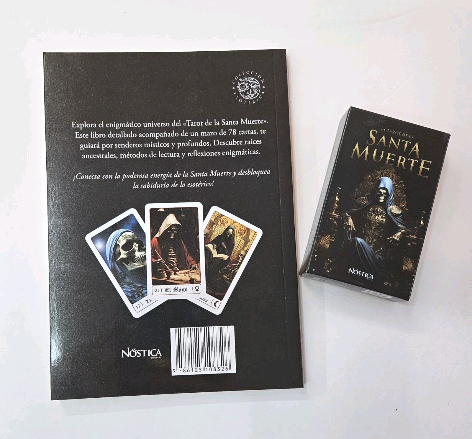 TAROT SANTA MUERTE ORIGINAL 78 CARTAS Y LIBRO INCLUIDO ON SALE NEW SPANISH