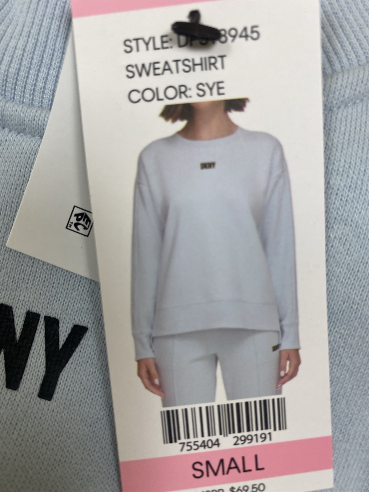 DKNY Women's Crew Neck Sweatshirt Assorted Sizes and Colors NWT