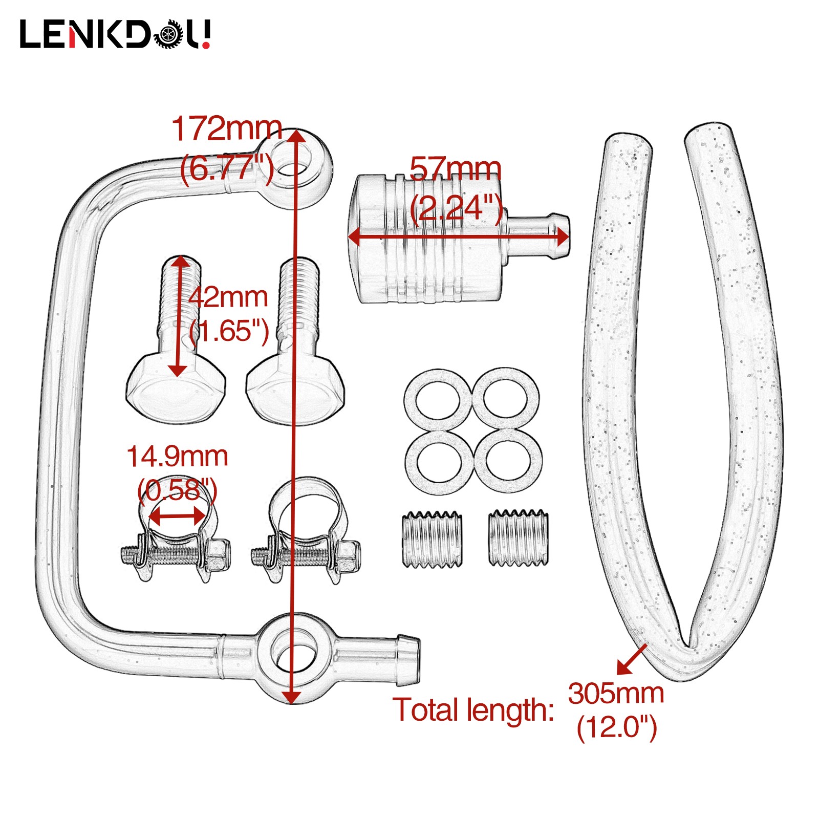 Chrome Crankcase Breather Kit For Harley Big Twin 1993-2017 Softail Touring FLST