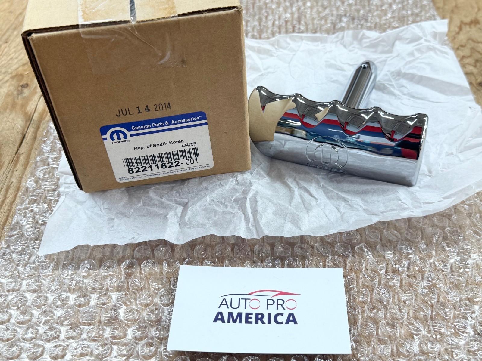 Shift T Handle Knob CHROME 2009-2014 Dodge Charger Challenger & 300 MOPAR OEM