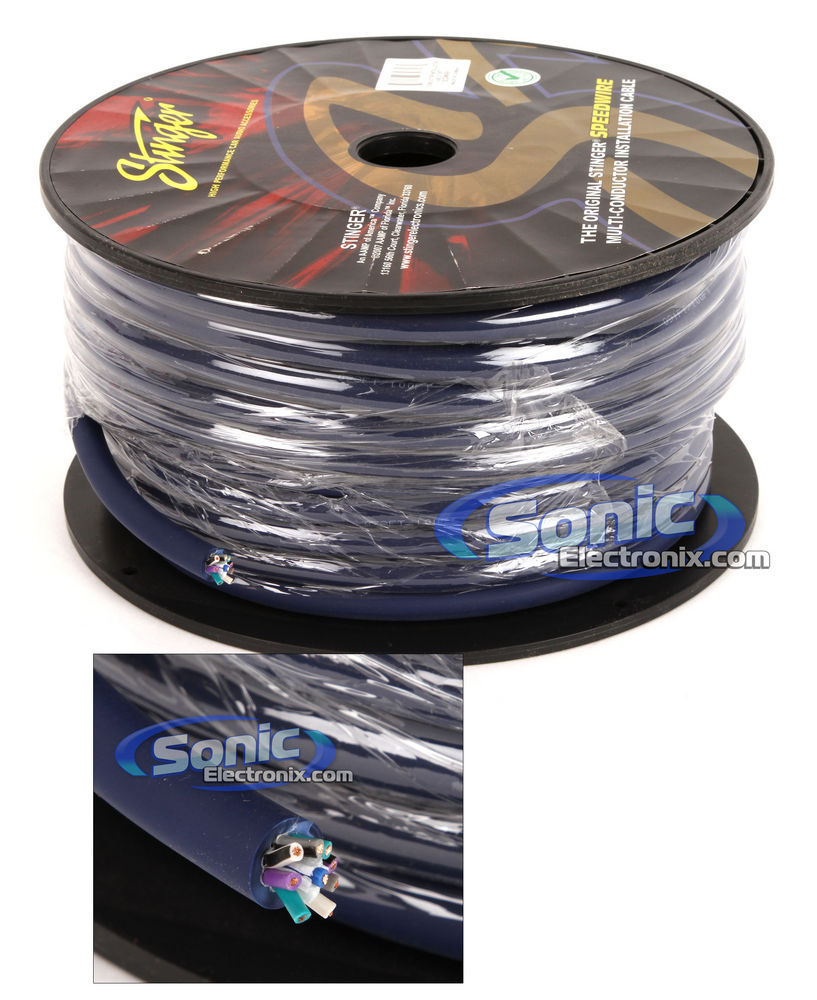 Stinger SGW991 100 ft. Roll of Car Stereo 9 Conductor 18 AWG Gauge Speaker Wire