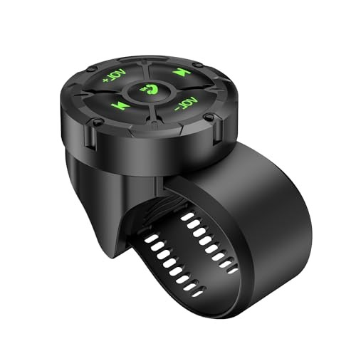 Bluetooth Media Button Remote,Waterproof Wireless Music Controller for Car