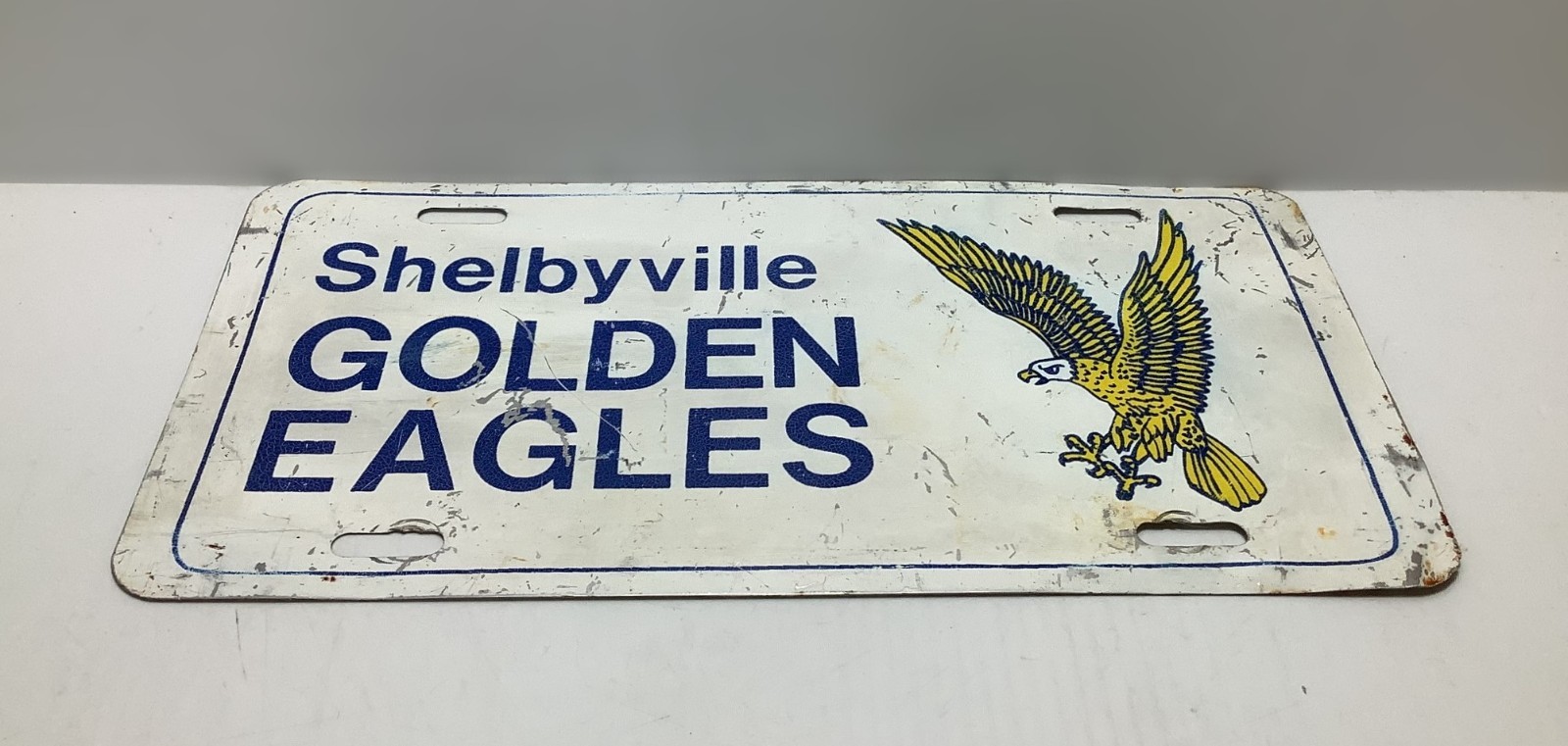 Shelbyville Tennessee Golden Eagles Aluminum License Plate Tag