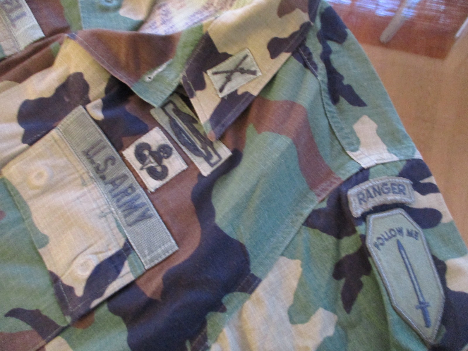 US ARMY RANGER HALLofFAME COLONEL-PANTS/BERET/SHIRT-COAT w/RANK/PATCHES-RIPSTOP