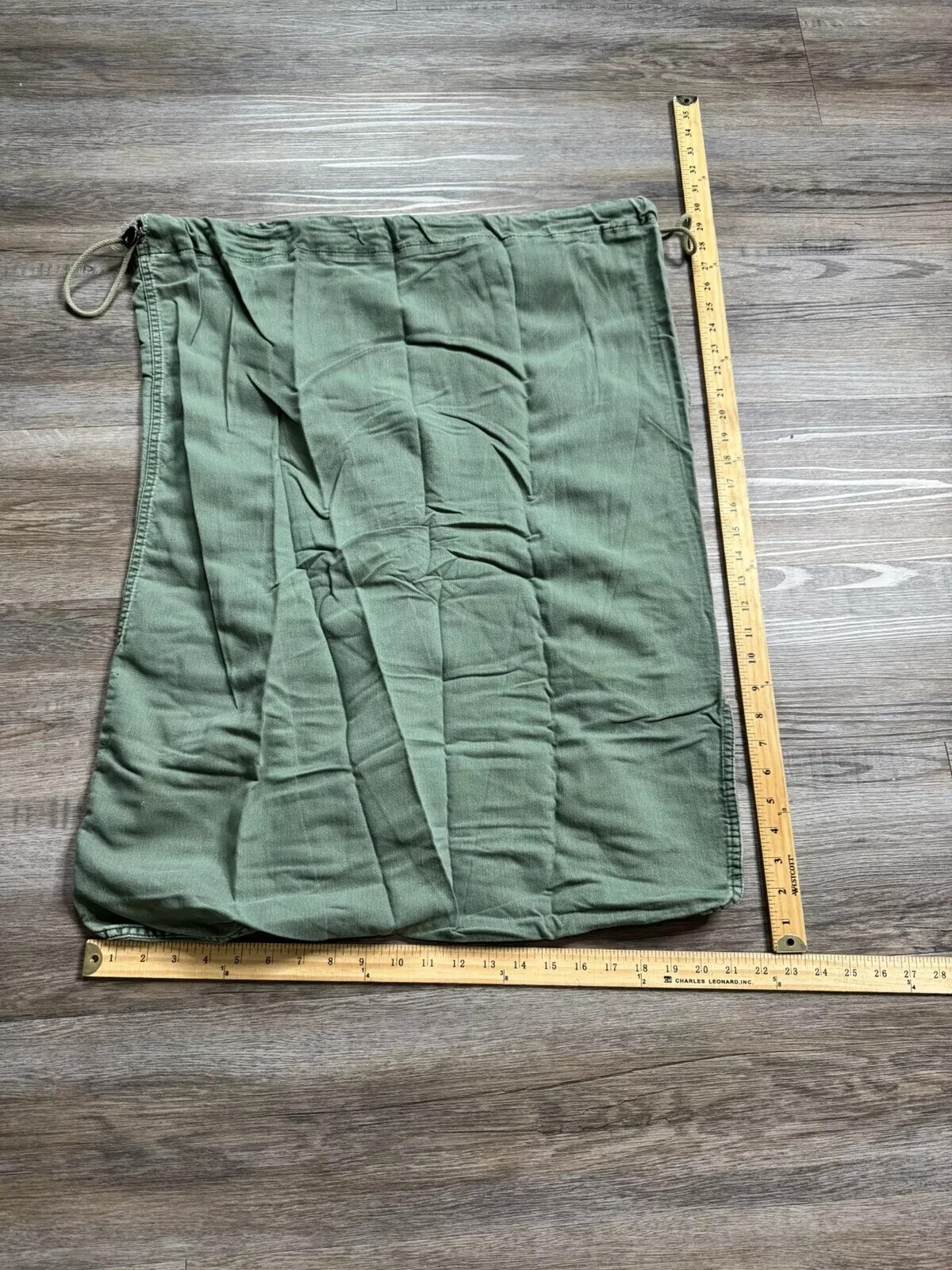 USGI Army BARRACKS LAUNDRY CLOTHING BAG OD 100% Cotton Military NO WRITING EXC