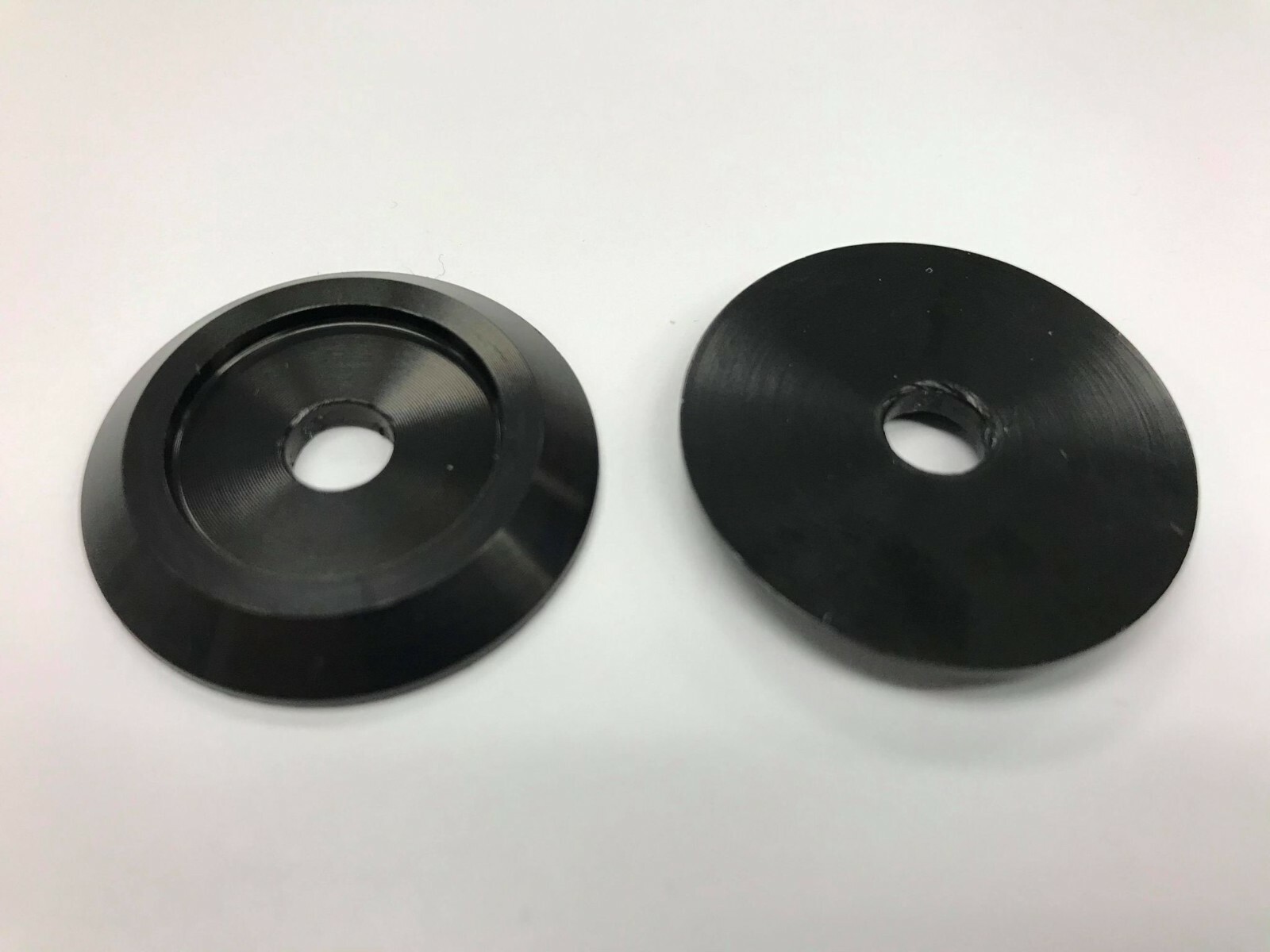 Aluminum Body Bolt Washer - 1-1/4" OD, 1/4" ID, Black