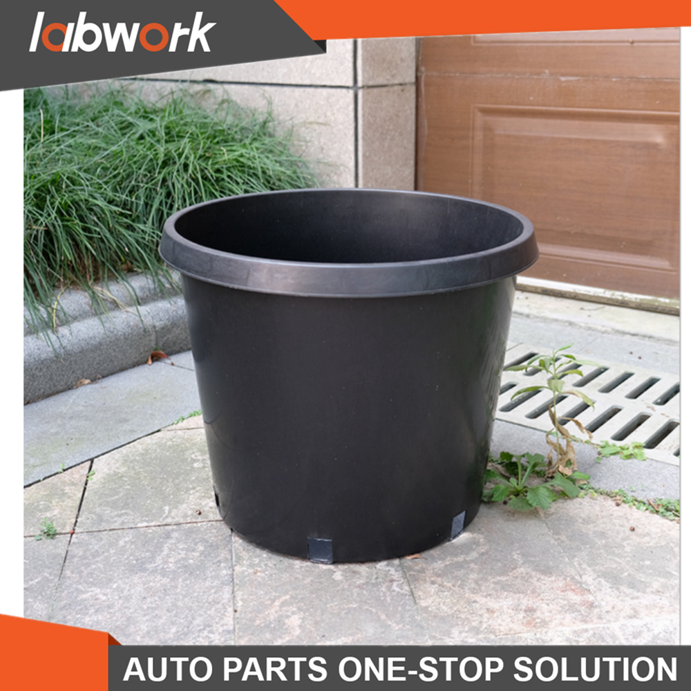 1/2/3/5/7/10/20/25 Gallon Black Plastic Plant Flower Pot Nursery Containers