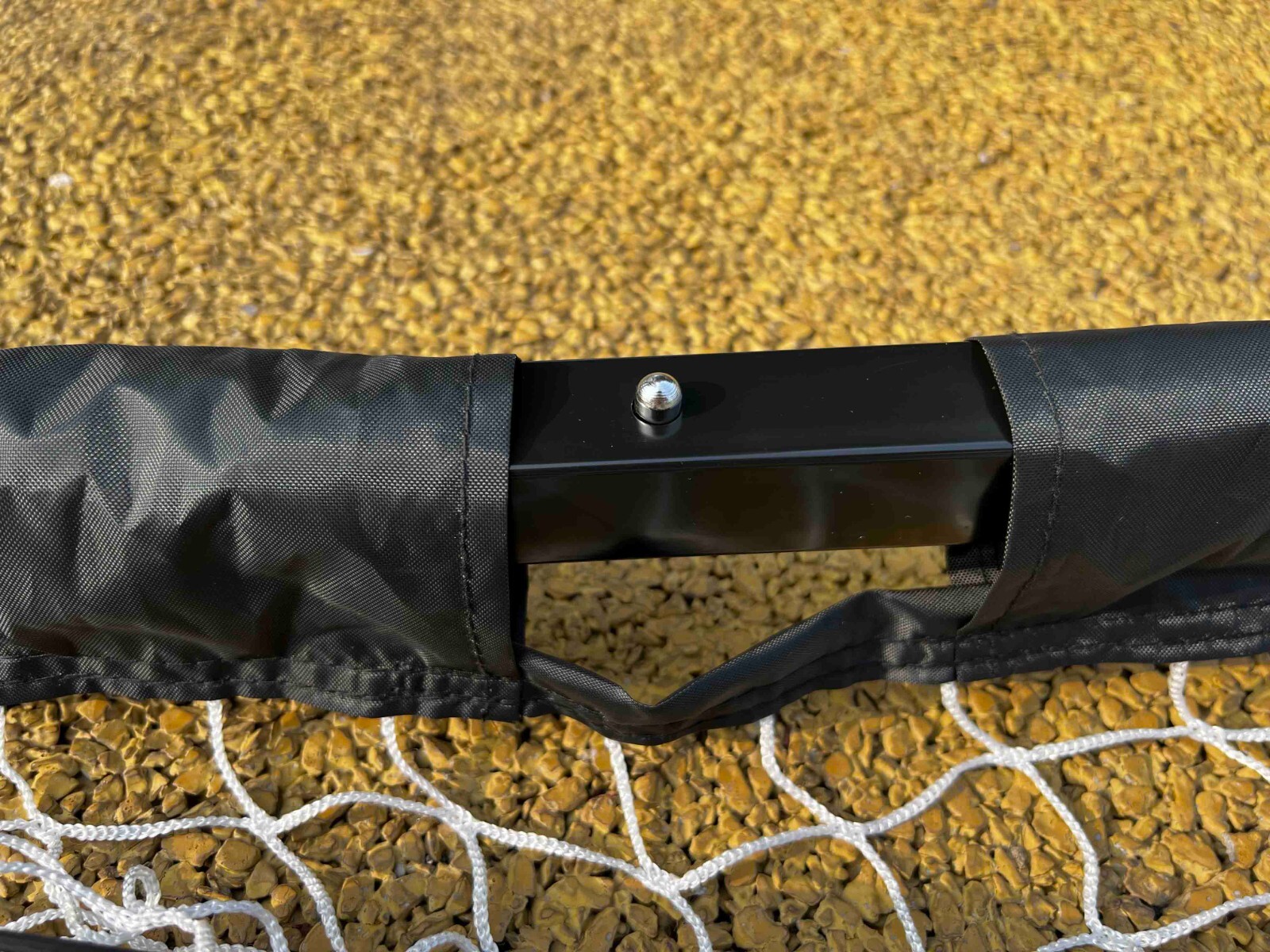 Soccer Goal 12'x6' Portable Soccer Net for Backyard w/Frame & Bag Black