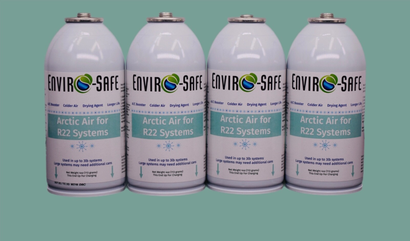 Arctic Air for R22 | 4 Cans | EnviroSafe, 4oz | Get Colder Air!