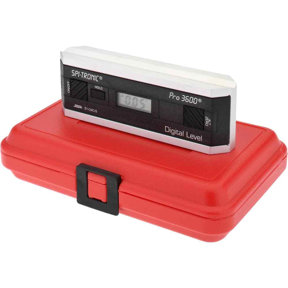 SPI 31-040-9 Digital Protractor PRO3600 with 0.1� Resolution & SPC Output