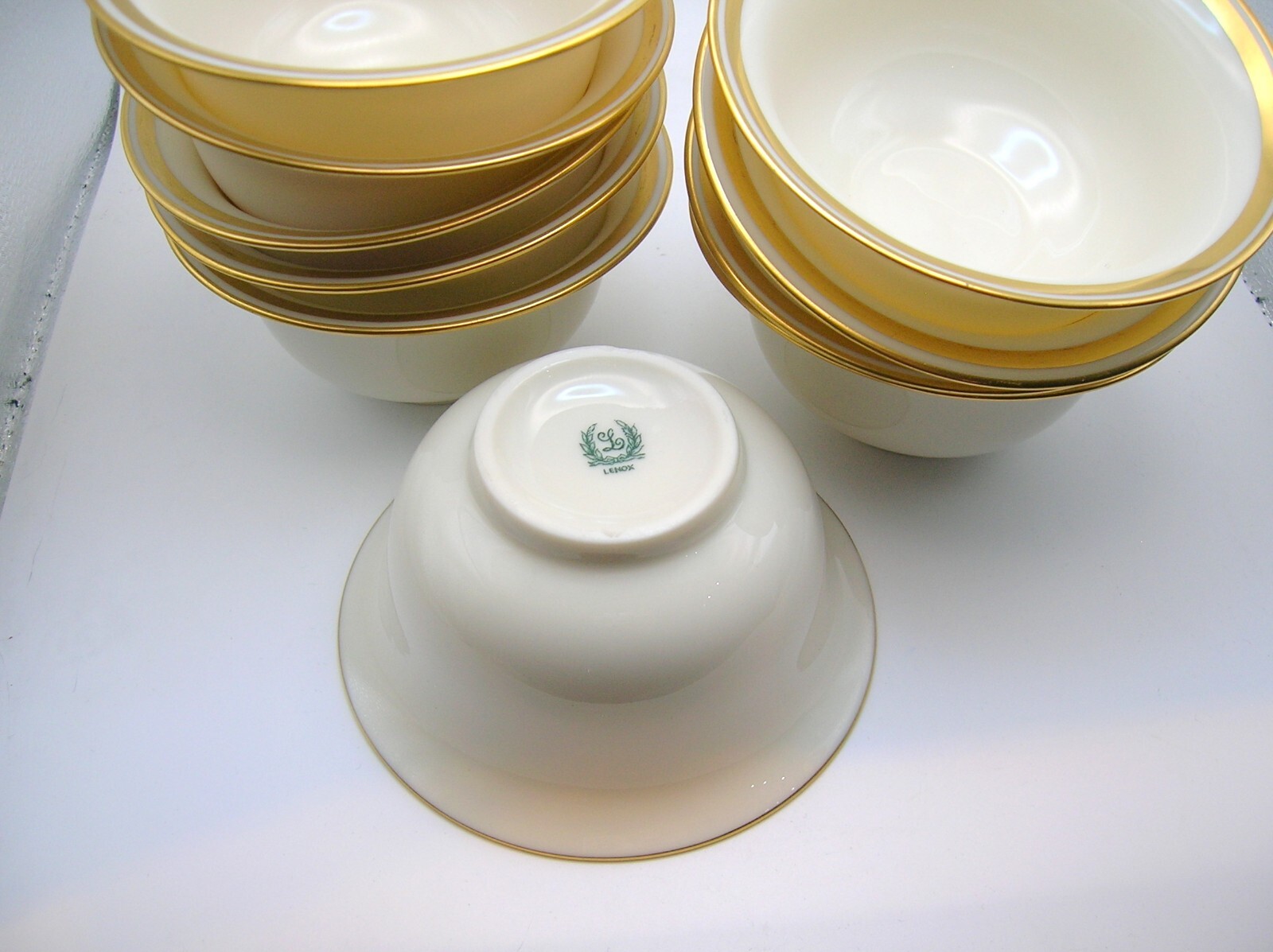 1 X LENOX BOULLION OR SOUP LINER 4 1/8" IN DIAMETER FOR SILVER HOLDER/MORE AVAIL