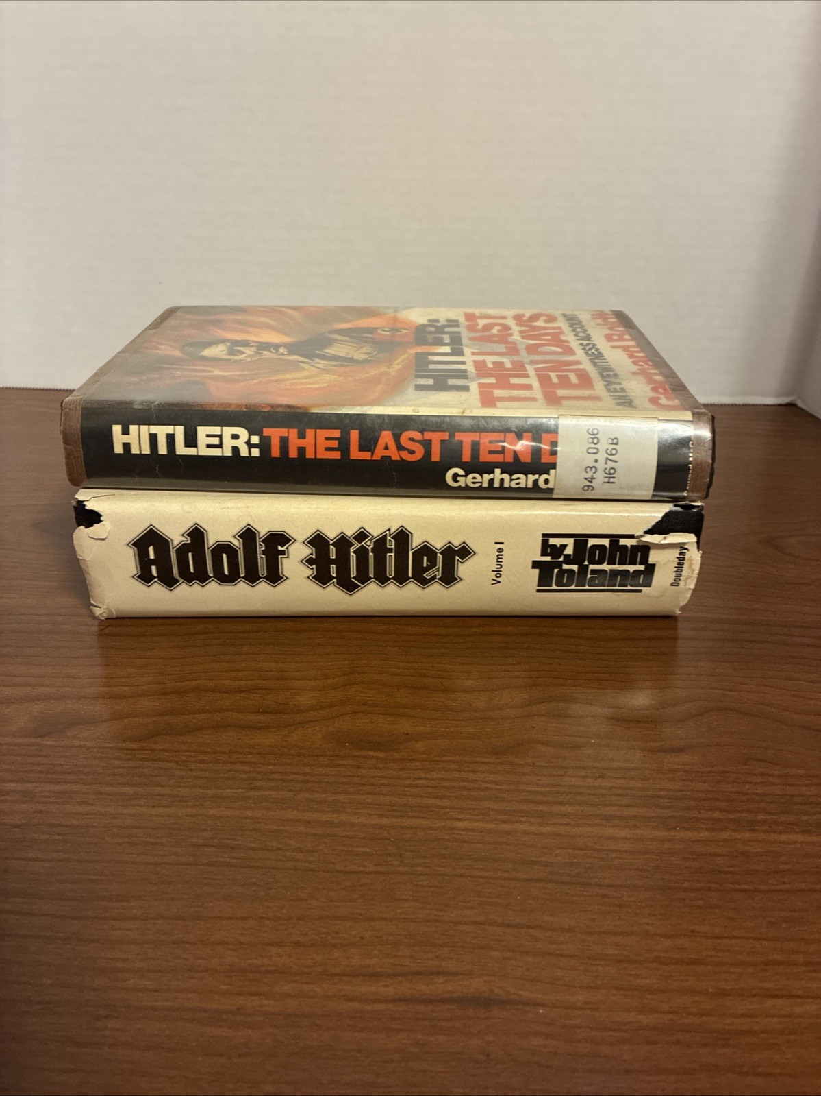 Adolf Hitler Books Plus Newspaper Clipping