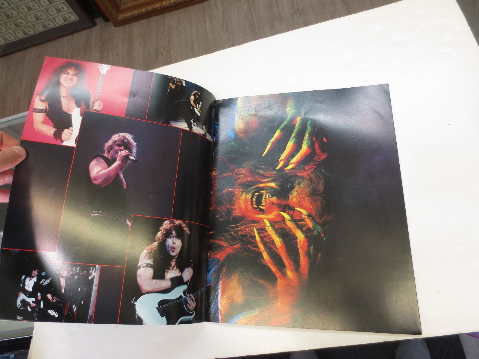 Ozzy Osbourne & Jake E. Lee Autographed Bark At The Moon World Tour 1984 Program