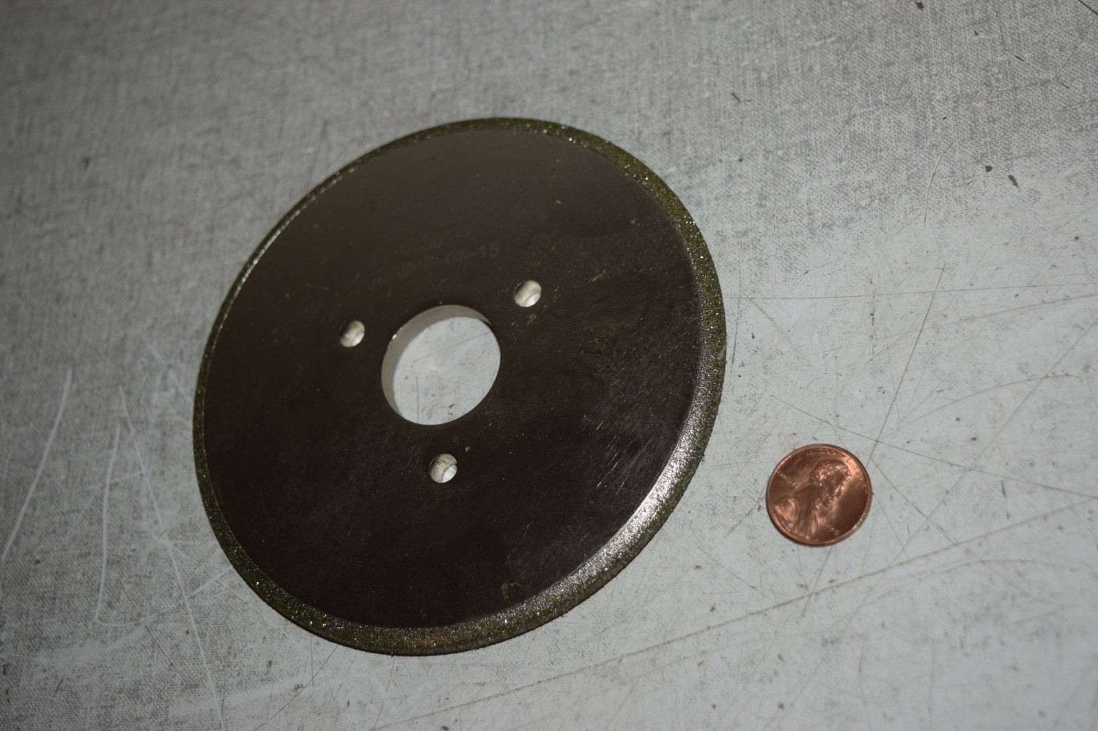 Turner Tooling 4.5-.250-1 CAB-F-07-15 1203-3 Grinding Wheel