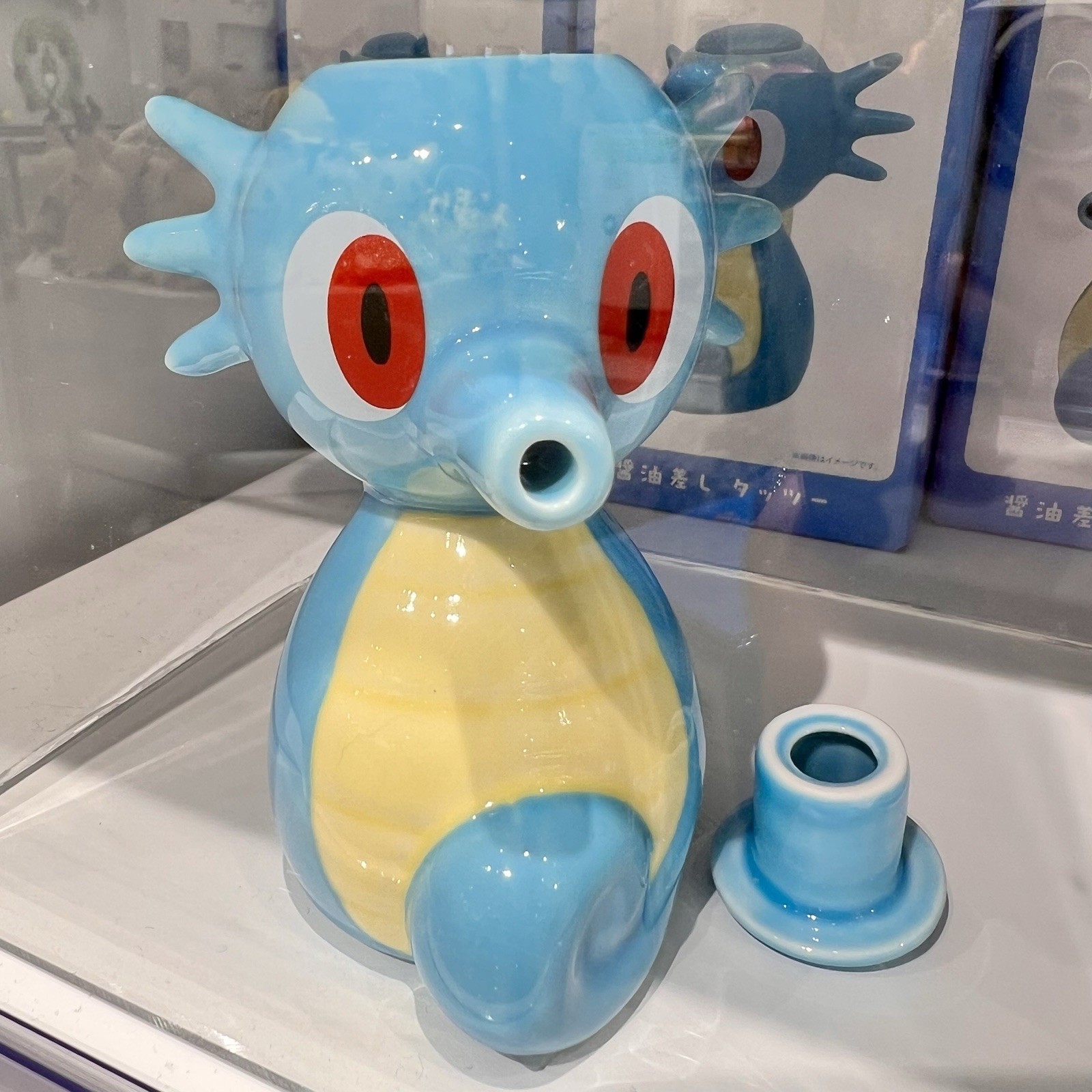 Pokemon Soy Sauce Dispenser Horsea Japan Pokemon Center Kagawa 【US DUTYFREE】