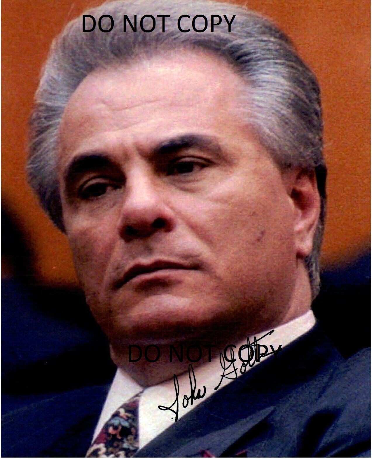 JOHN GOTTI Autographed Signed 8x10 reprint Photo !!