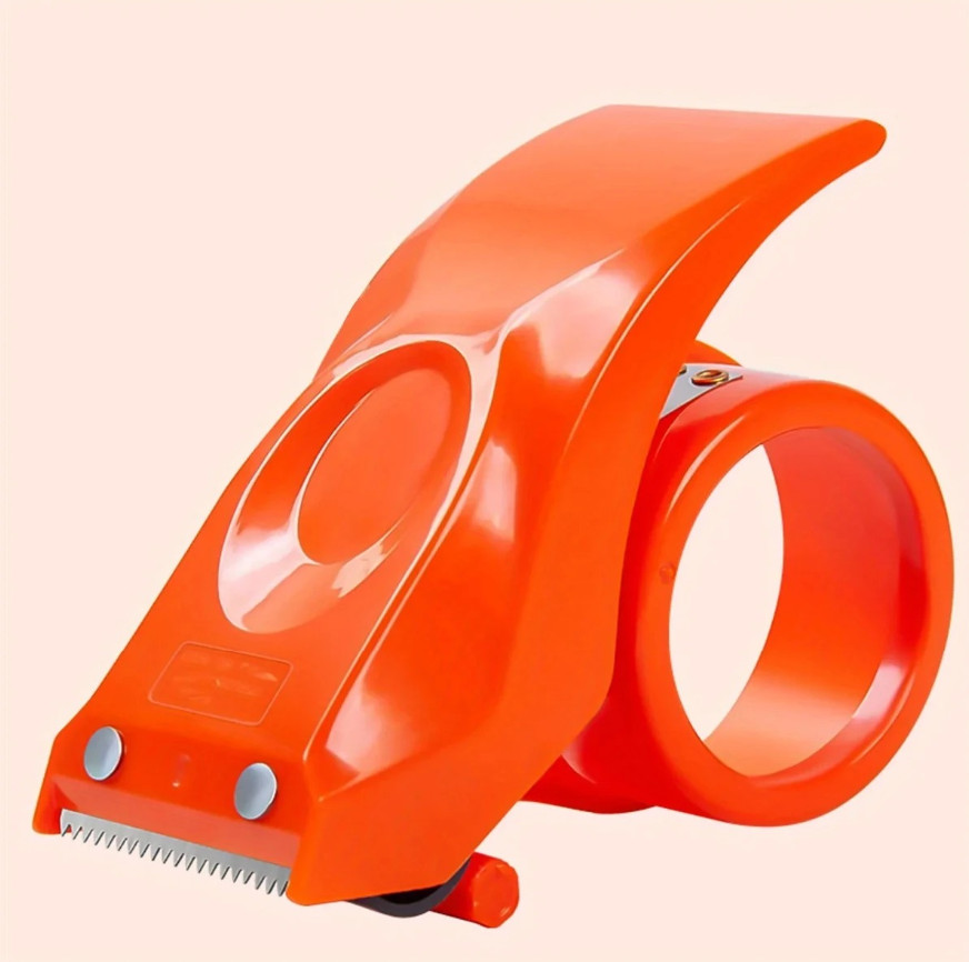 1pc Heavy Duty Shipping Tape Dispenser Reusable Eco-Friendly 55mm/2.17 in Cutter
