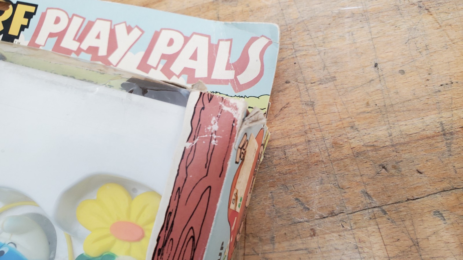 Vintage 80s Galoob Smurf Wind-Up Walking Toy Set 1982 * READ*