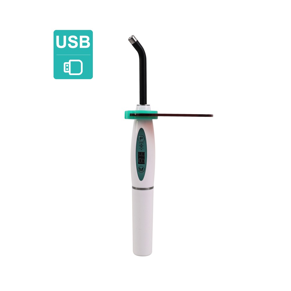 Dental Wireless 5W LED Curing Light 1500mW/cm² Curable Resin Oral Device Dental