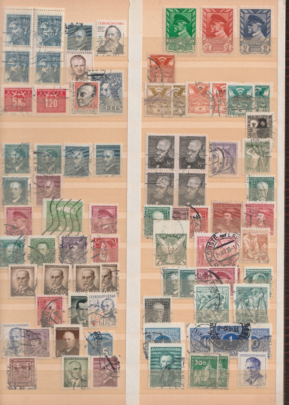 Old Czechoslovakia Stamps Mint/used Real scan.Read the description.