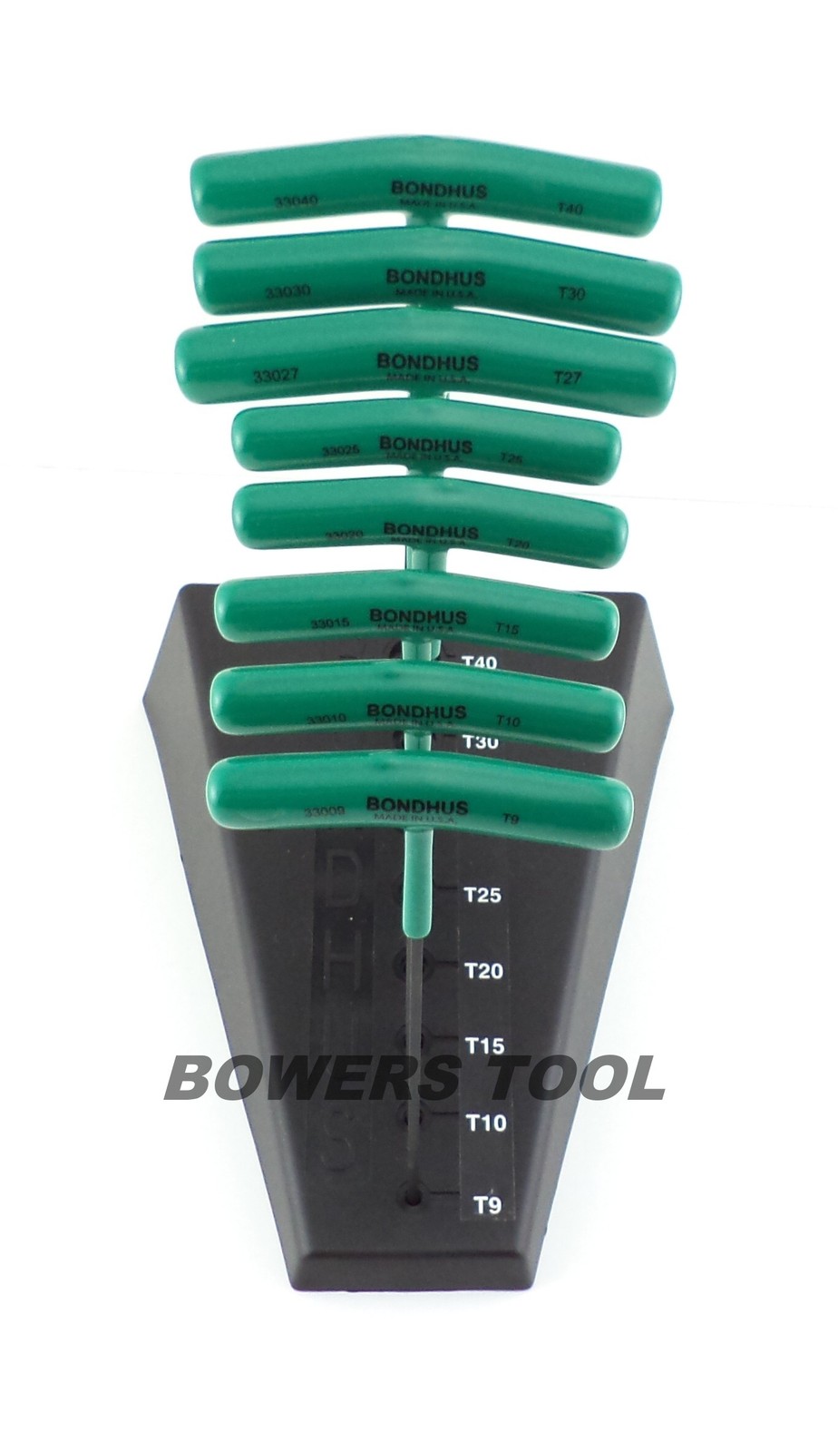 Bondhus 8pc T Handle Torx Star Wrench Set MADE IN USA 33034 ProGuard Protanium