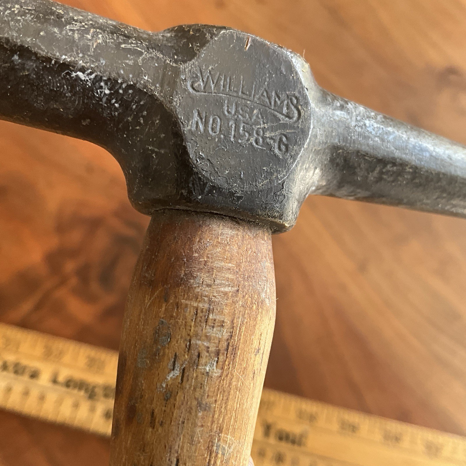 Williams 158-G Vintage Auto Body Hammer Wood Handle