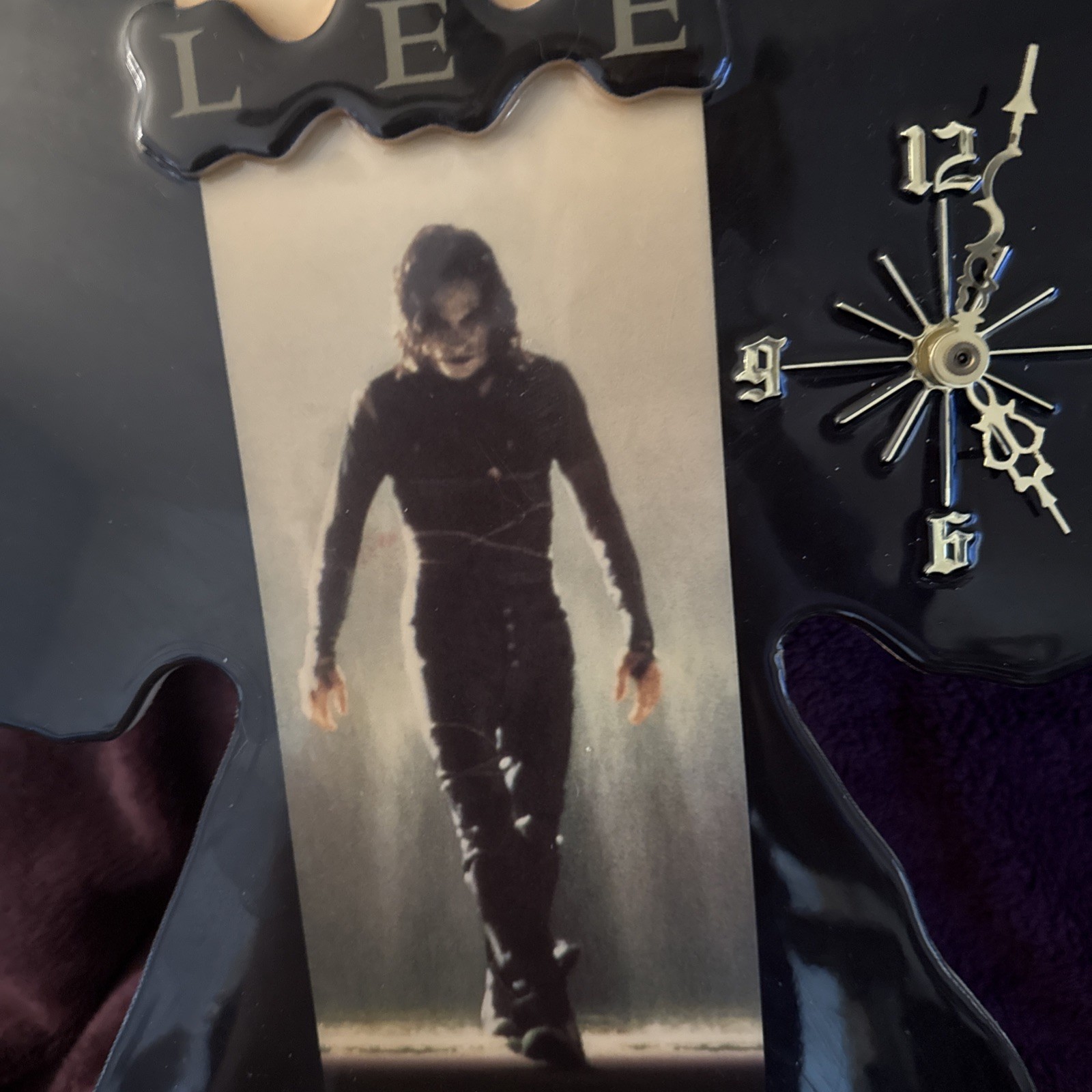 Vintage RARE! THE CROW B.Lee,Bel In Angels plastic top card board Poster Lg 28”￼