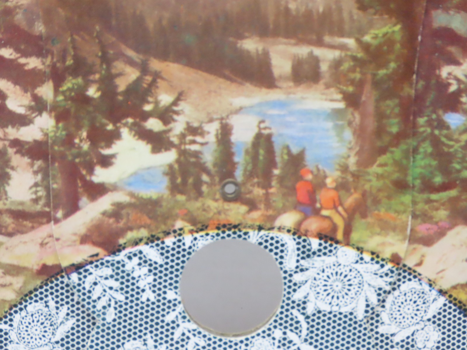 Heidels AG Food Market Vintage Advertising Fold-Out Hand Fan