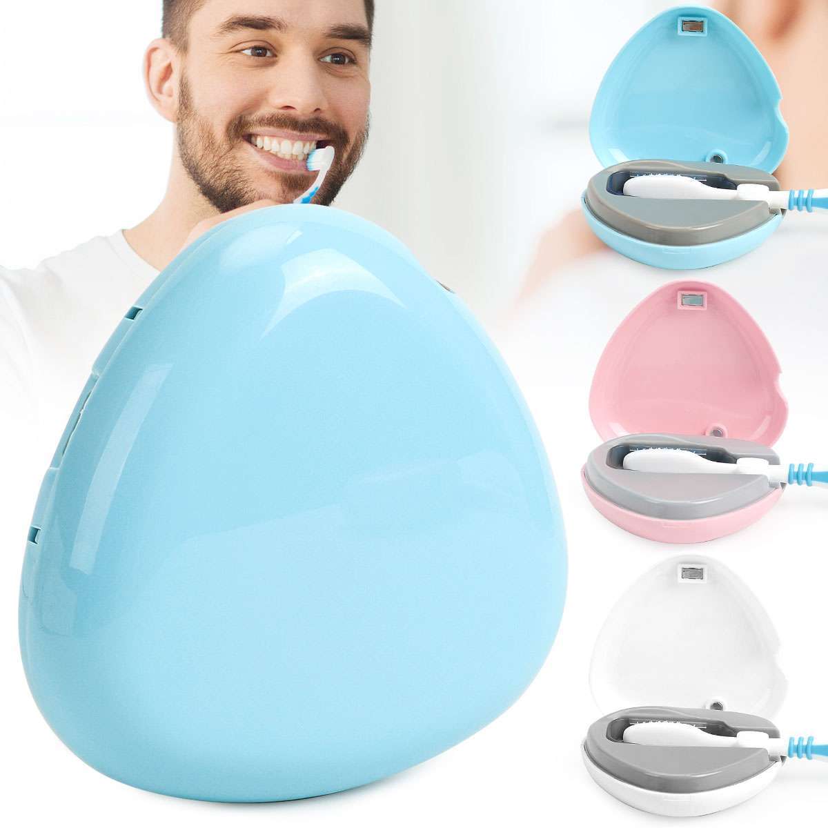 UV Toothbrush Sanitizer Portable Sterilizer Cover,Toothbrush Holder,Rechargeable
