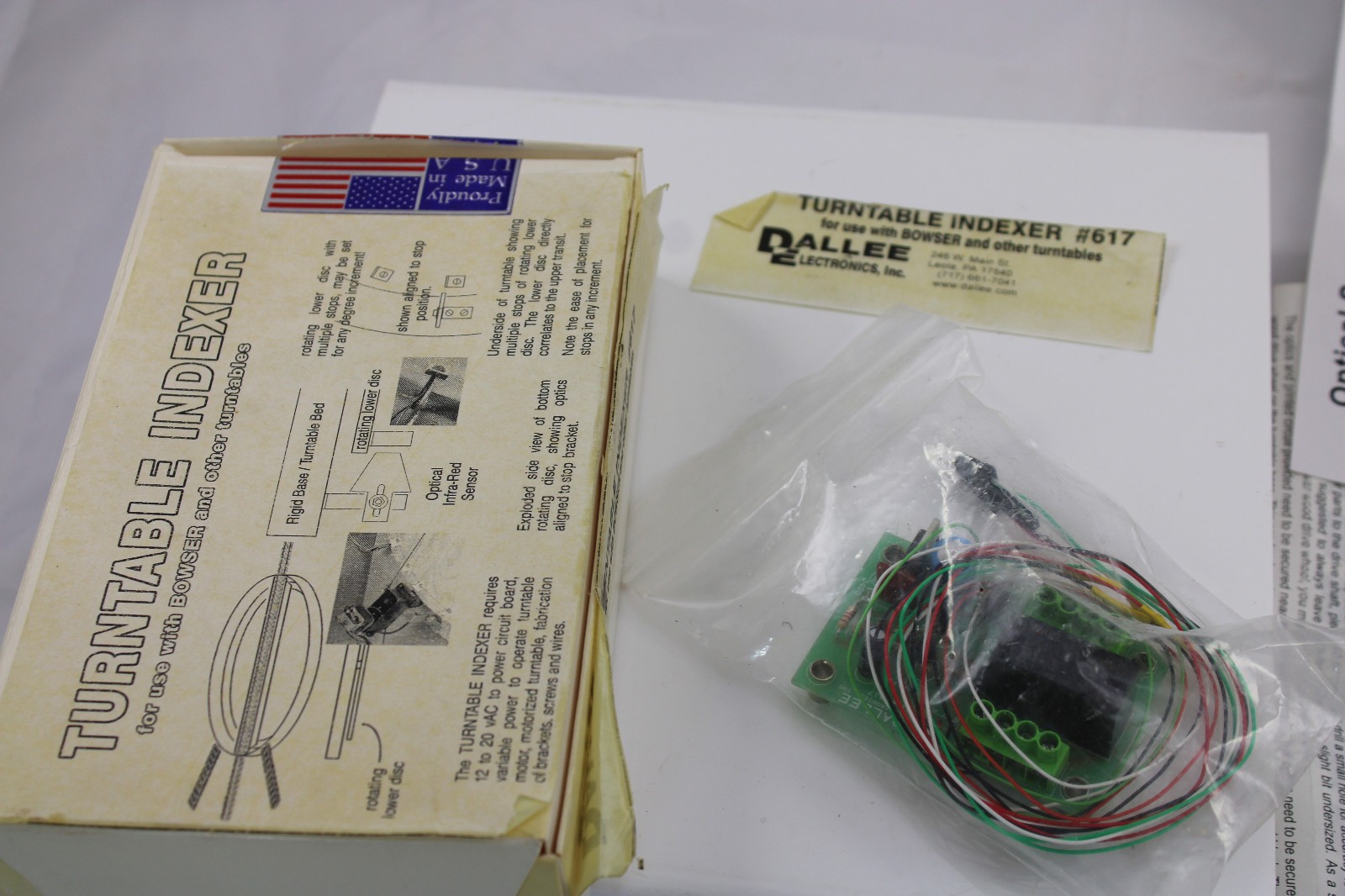 Millhouse River Studio Turntable - Dalee Electronics Indexer - 17 1/2" HO/N ?