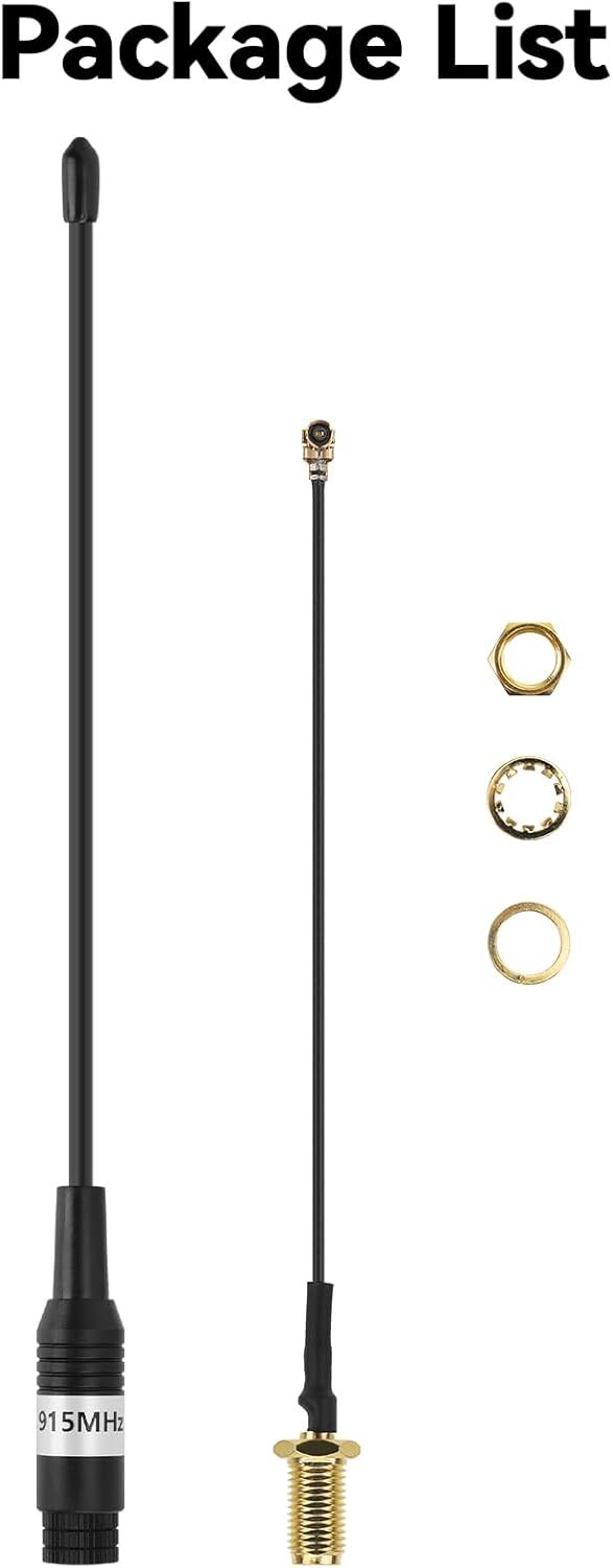 For Meshtastic LoRa Antenna 915MHz 10dBi Gain Long Range Soft Whip with SMA Male