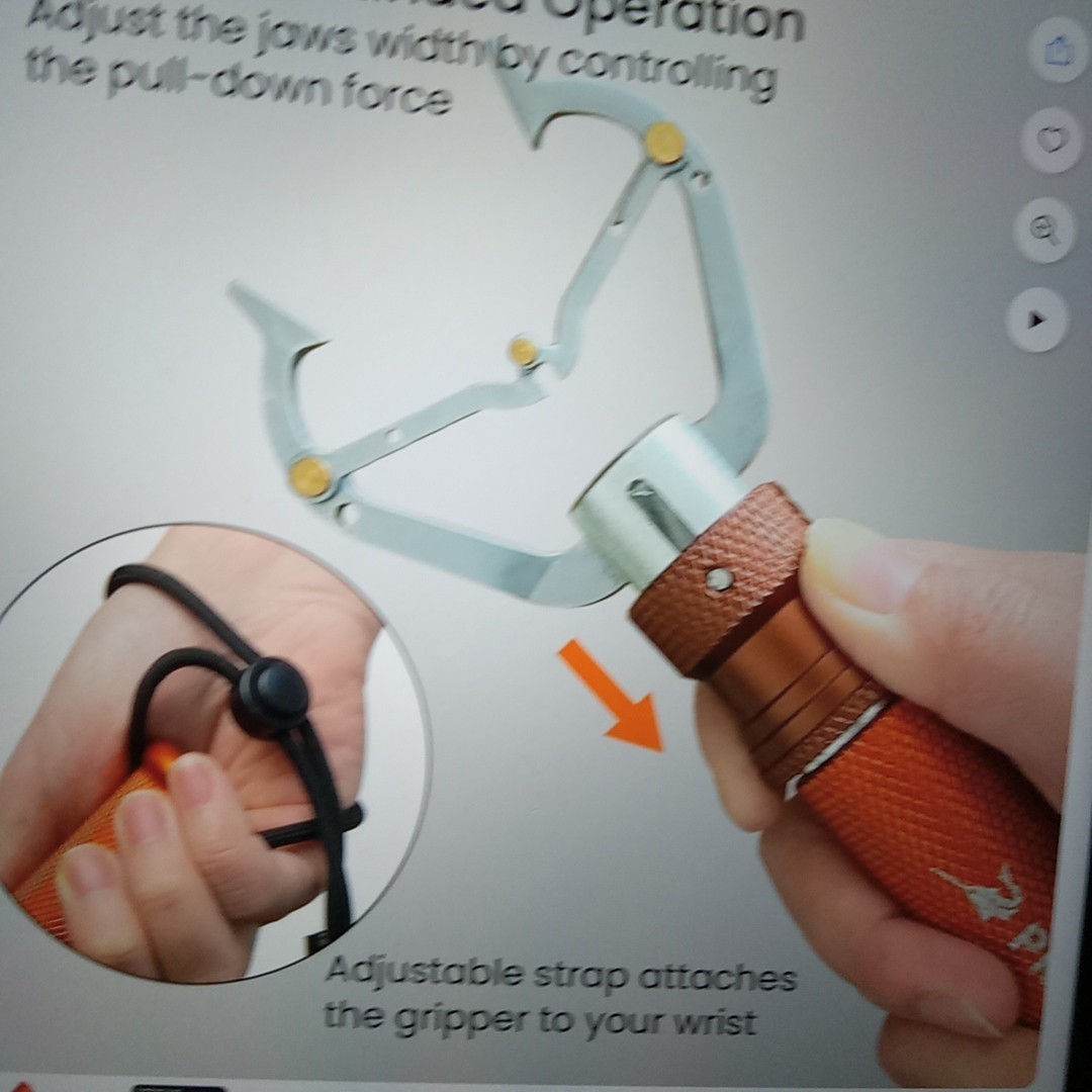 Pristis Metal Fish Lip Gripper