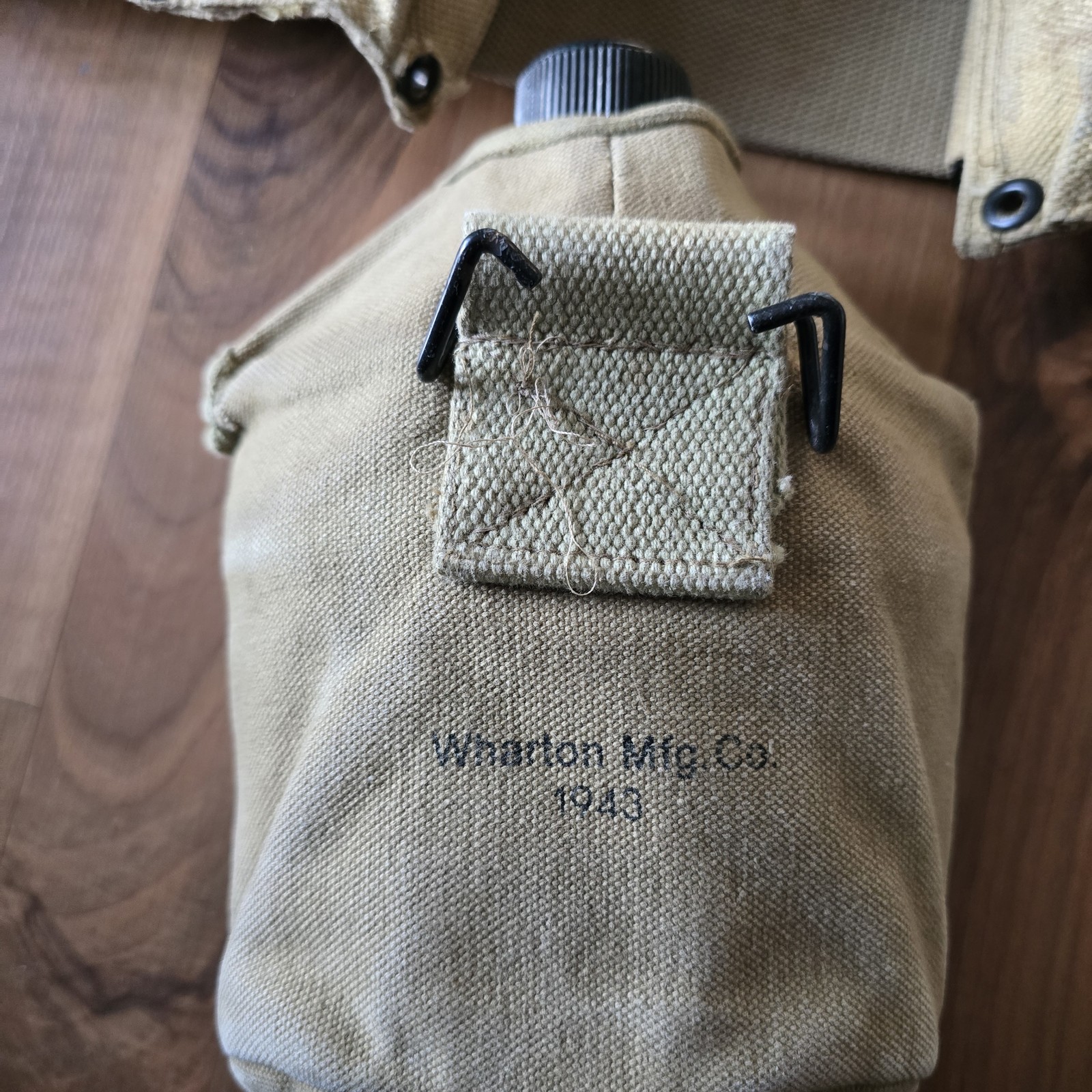 USMC Cartridge Belt Suspenders Canteen First Aid Wharton Mfg For Reenactment