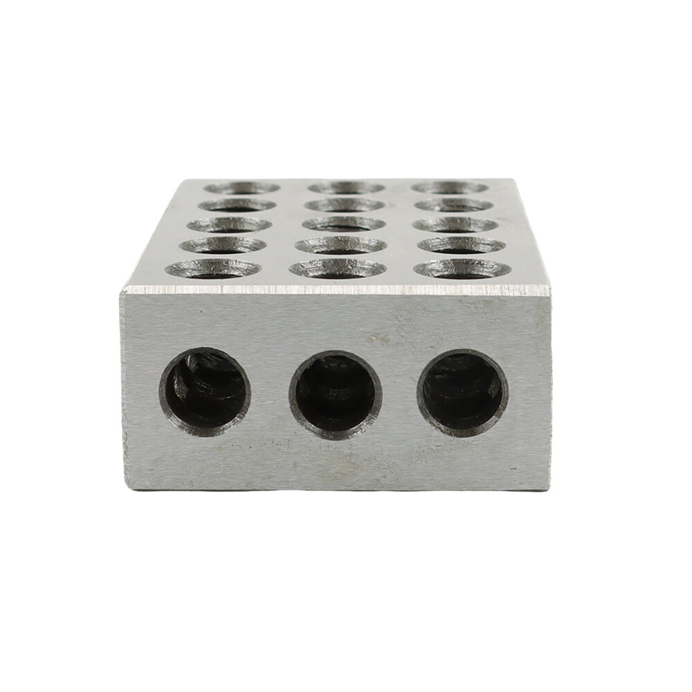1-2-3 123 BLOCK SET 23 HOLES With Screws HEX KEY MATCHED PAIRS .0001" PRECISION