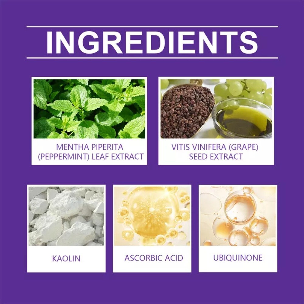 2X Purple Restoration Mineral Tooth Powder for Teeth Whitening Gum Strengthening