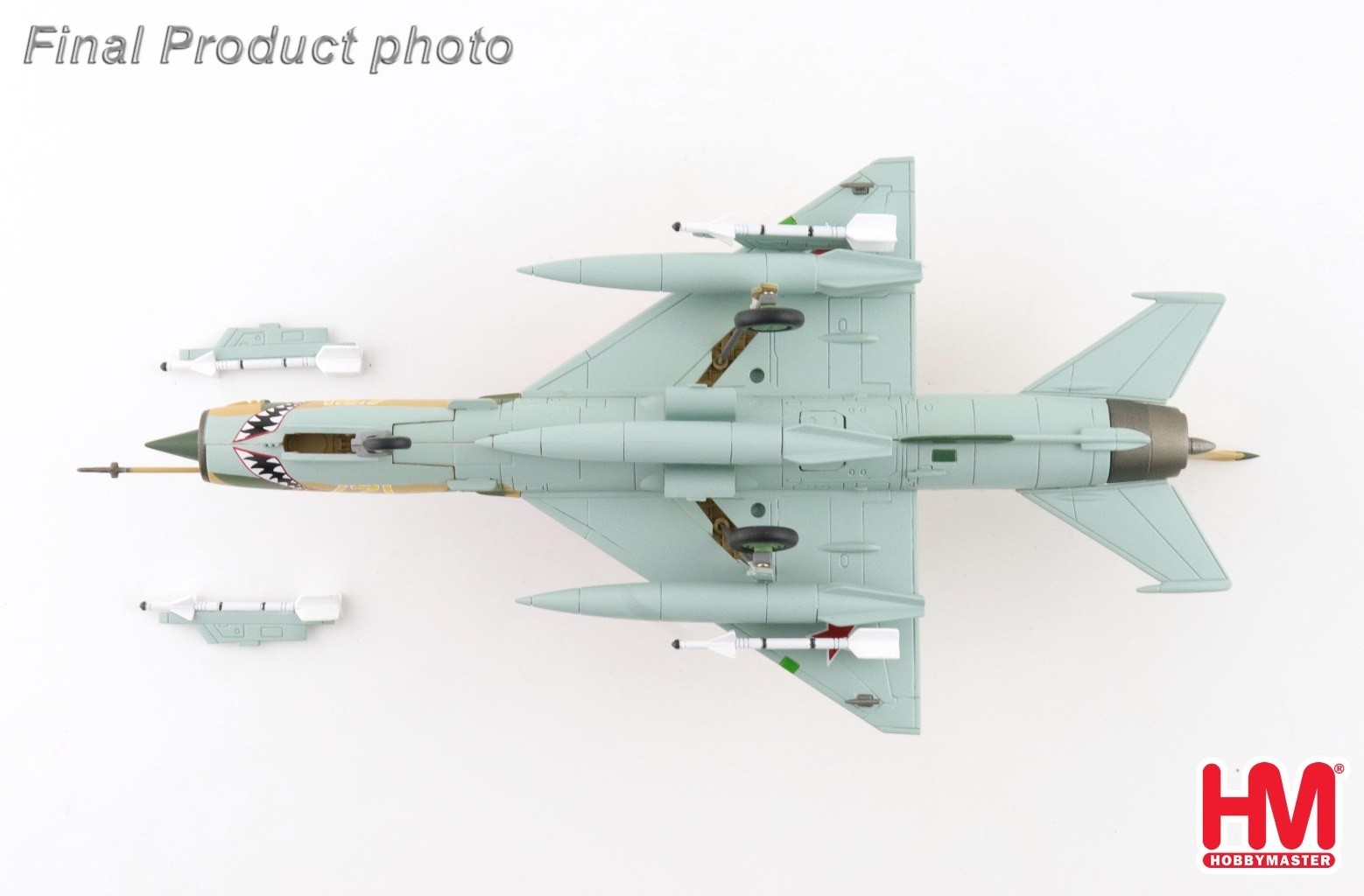 Hobby Master 1:72 MiG-21SM Fishbed-J Soviet 812th UAP Yellow 127 Ukraine HA0154