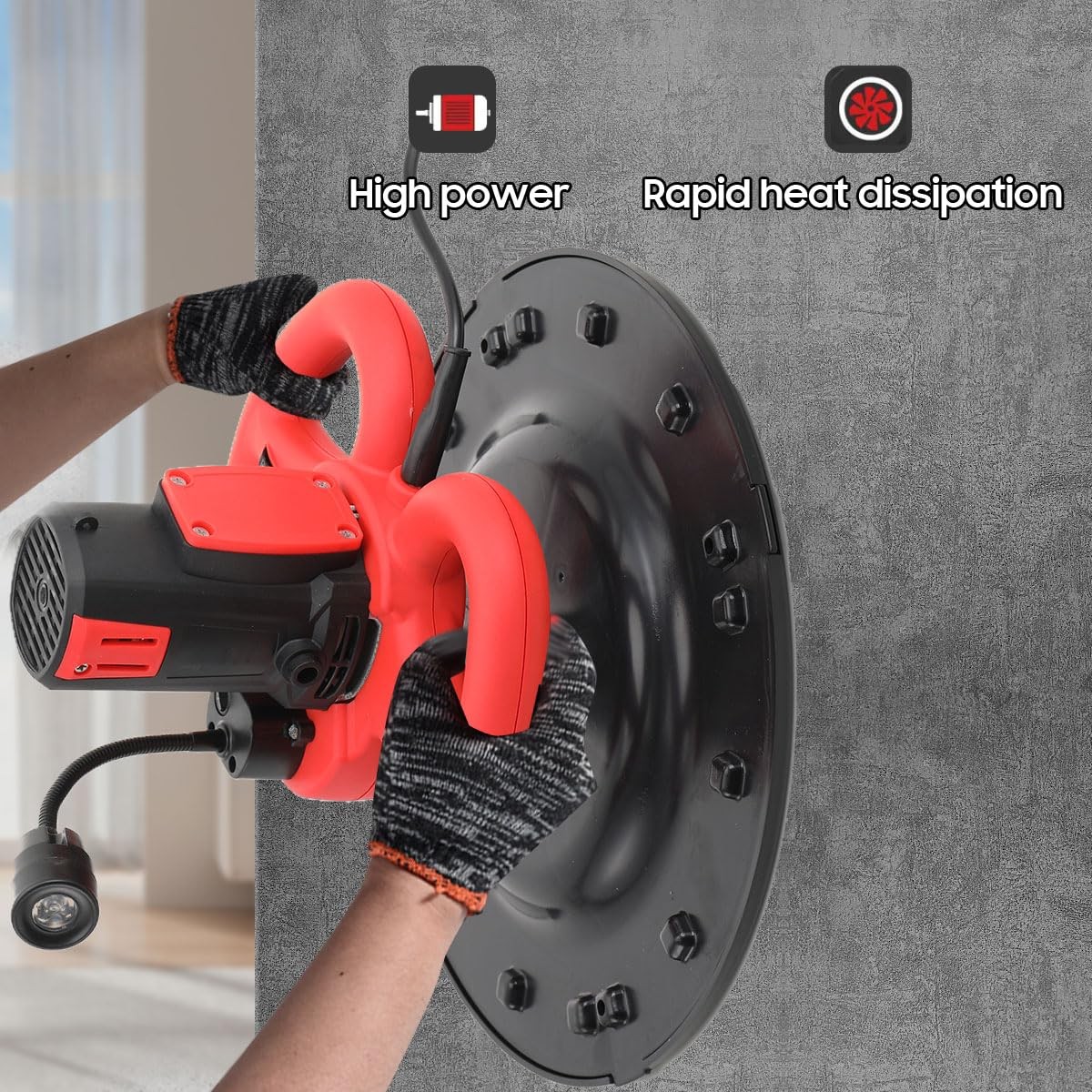 Electric Concrete Cement Mortar Trowel Concrete Groover Tool Handheld Concrete