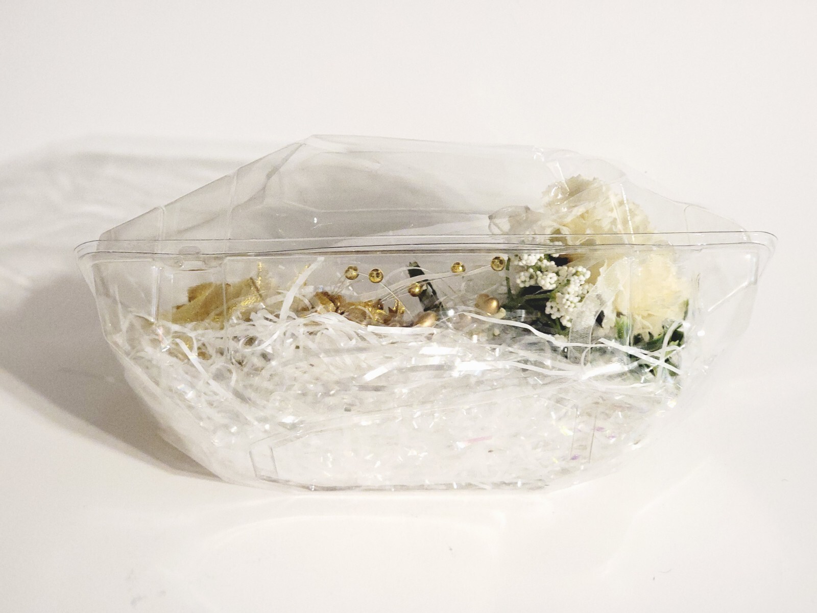 Set of 3 White or Gold Boutonniere For Wedding Prom, Artificial Flowers