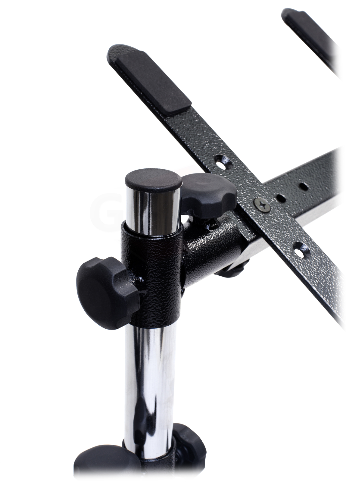 Double DJ Laptop Stand - 2 Tier PA Equipment PC Table Monitor CD Player Speakers