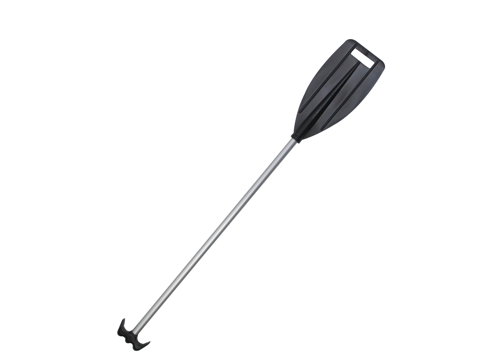 Pactrade Marine Boat Kayak Raft Paddle & Hook 4ft Anodized Aluminum Shaft Blade