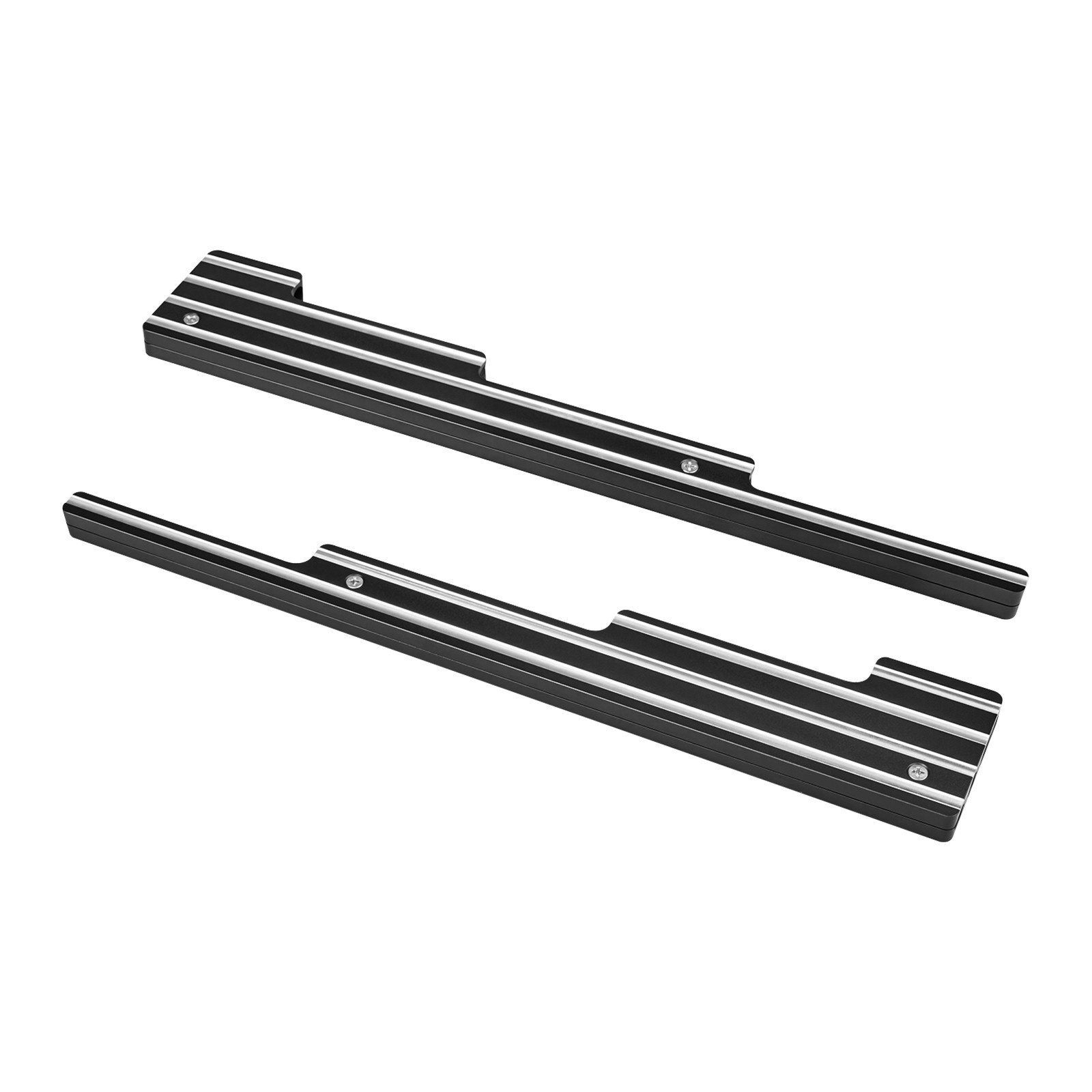 BEVINSEE Aluminum Spark Plug Wire Looms Holder Set For SBC BBC 302 350 454